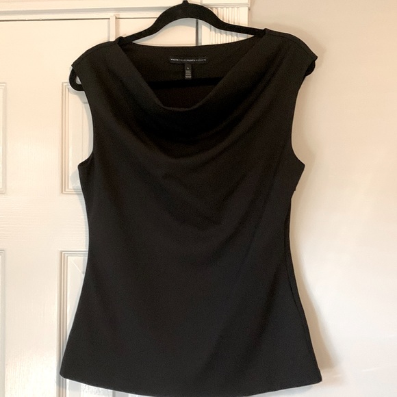 Black scoop neck sleeveless top size small. Bust 34 - Picture 1 of 6
